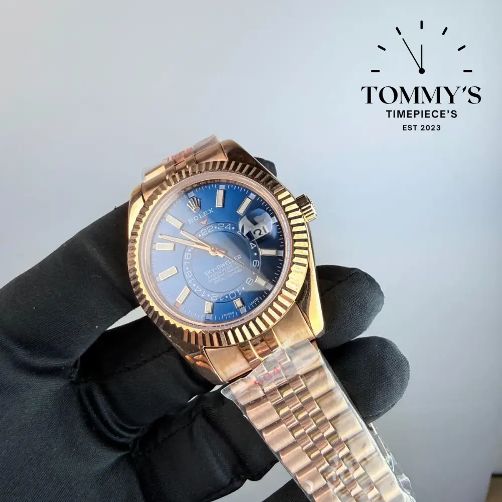 AAA+ Skydweller (336935) 42mm Blue Dial- Jubilee Bracelet (Fluted Bezel) - Image 2