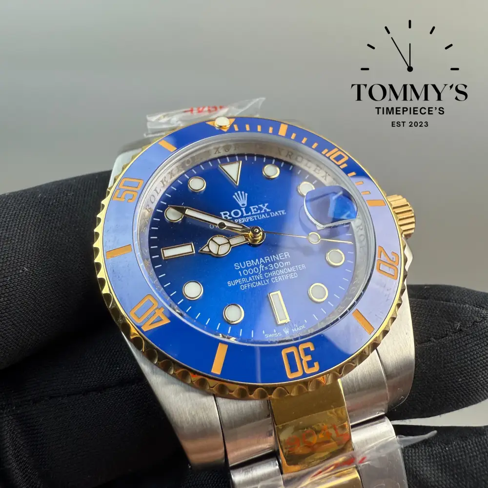 AAA+ Submariner Bluesy, (126613LB) 40mm Blue Dial-Oyster Bracelet (Blue Ceramic Bezel) - Image 2