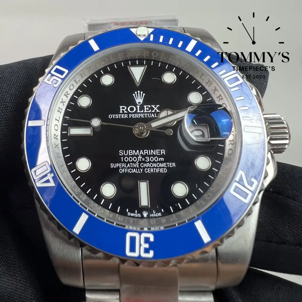 AAA+ Submariner Cookie Monster, (126619LB) 41mm Black Dial-Oyster Bracelet (Blue Bezel) - Image 2