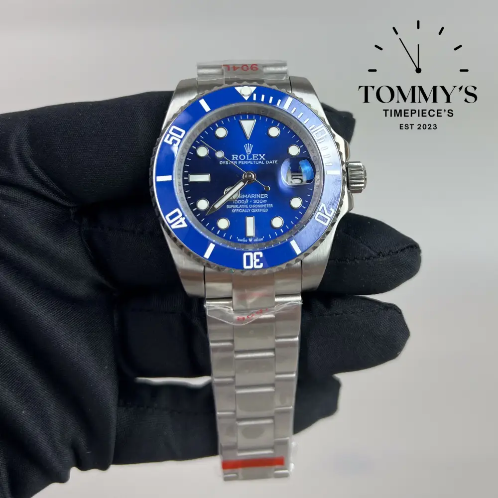 AAA+ Submariner, (116619LB) 40mm Blue Dial-Oyster Bracelet (Blue Bezel)