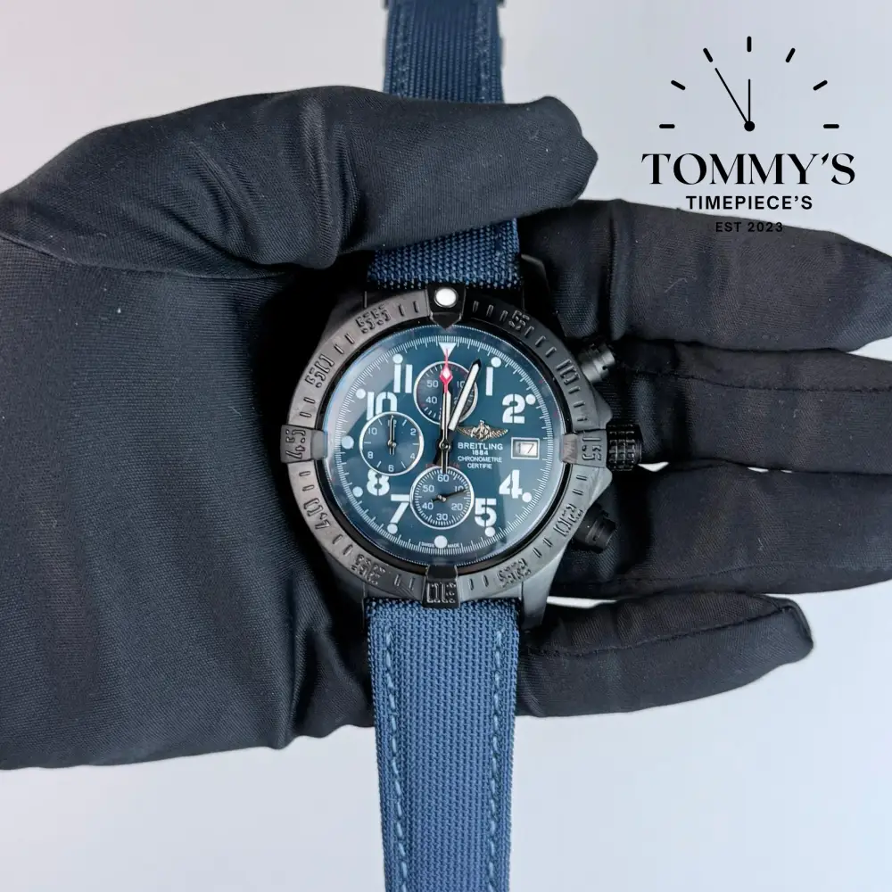AAA+ Super Avenger Chronograph 48 Night Mission, Blue Dial