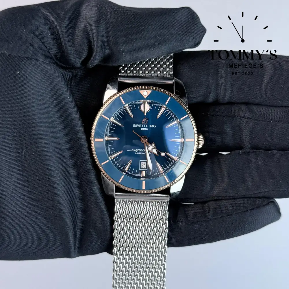 AAA+ Superocean Heritage B31 Automatic 44mm, Blue Dial - Stainless Steel