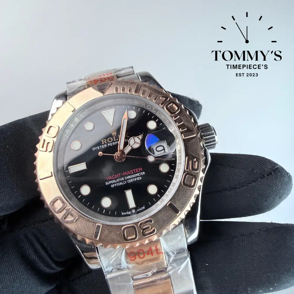 AAA+ Yacht-Master (126621) 40mm Black Dial-Oyster Bracelet - Image 2