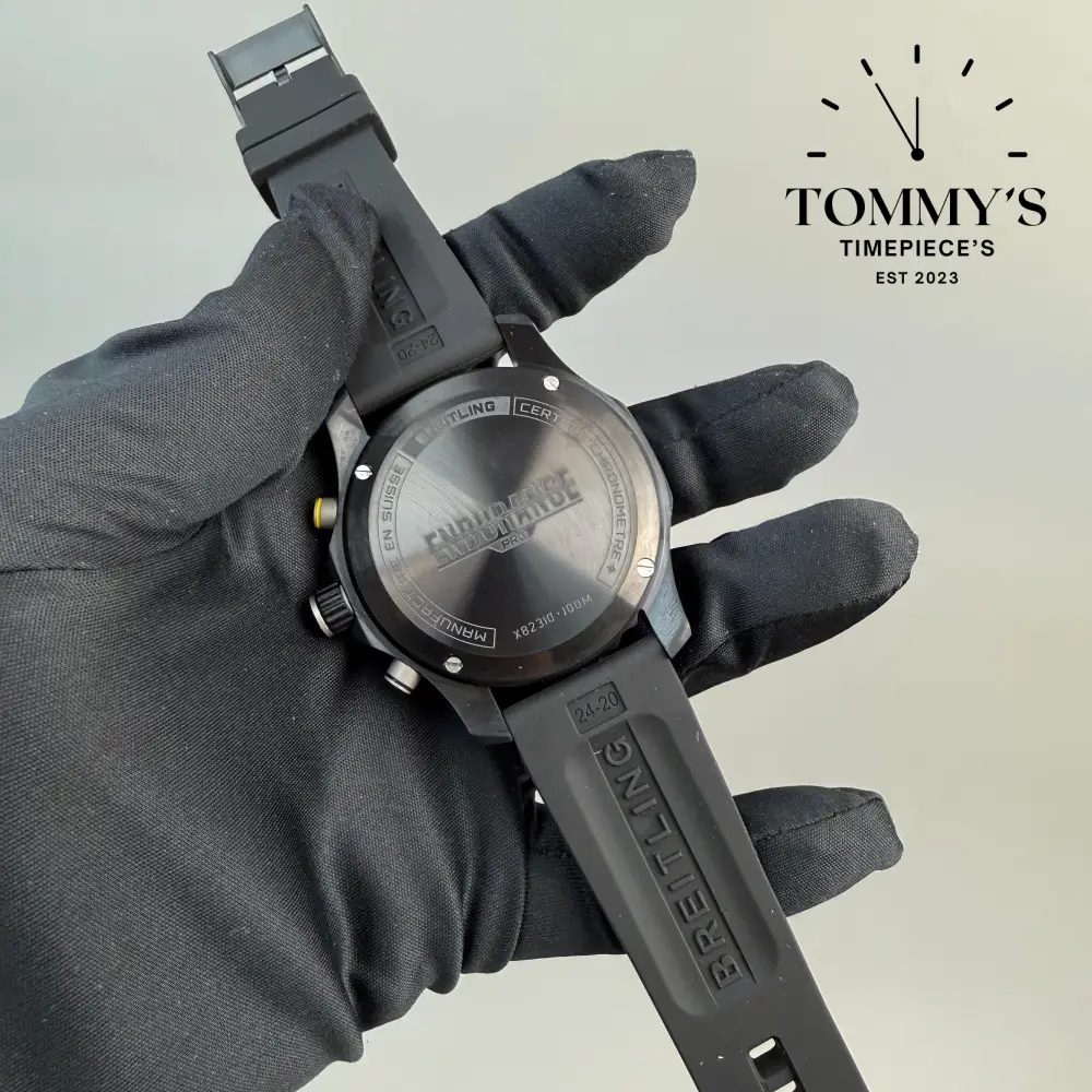 Clone Endurance Pro, 44mm Black Dial-Black Rubber Strap (Black Bezel) - Image 4