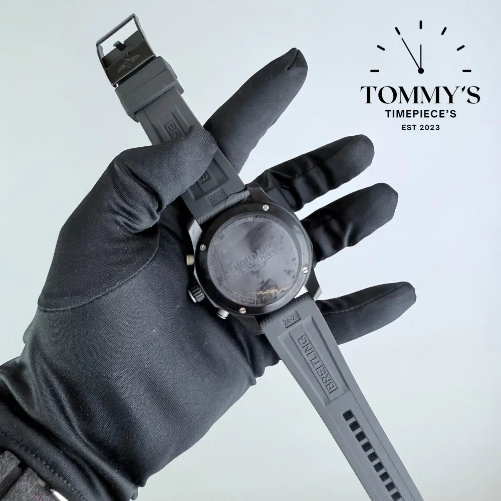 Clone Endurance Pro, 44mm Black Dial-Black Rubber Strap (Black Bezel) - Image 4