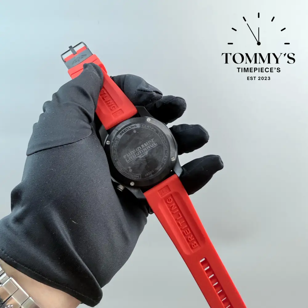Clone Endurance Pro(Iron Man Edition), 44mm Red Dial-Red Rubber Strap (Black Bezel) - Image 4