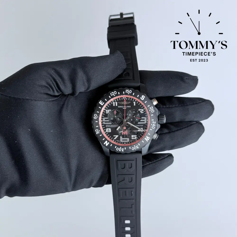 Clone Endurance Pro (Iron Man Edition), 44mm Black Dial-Black Rubber Strap (Black Bezel)
