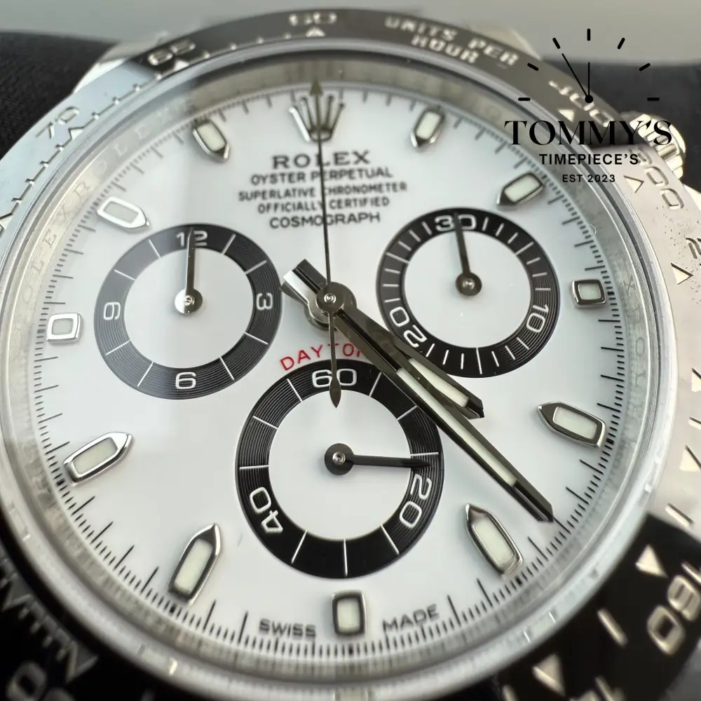 VSF Superclone Daytona, (116500LN) 40mm White Dial-Oyster Bracelet (Black Ceramic Bezel) - Image 4