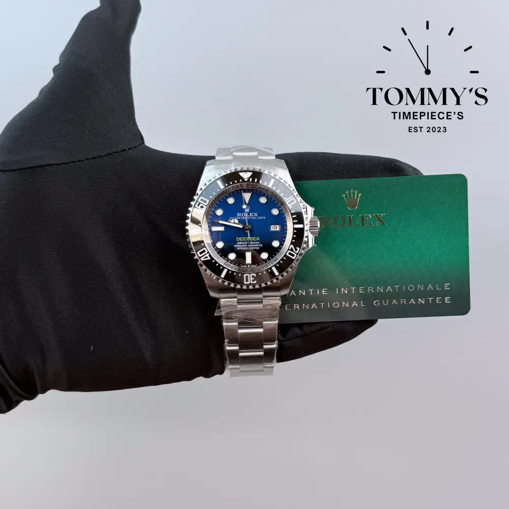 Superclone Deepsea "James Cameron", (136660) 44mm D-Blue Gradient Dial-Oyster Bracelet (Black Ceramic Bezel)
