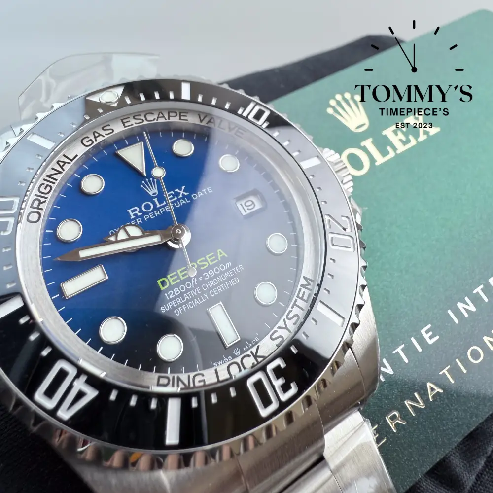 Superclone Deepsea "James Cameron", (136660) 44mm D-Blue Gradient Dial-Oyster Bracelet (Black Ceramic Bezel) - Image 2