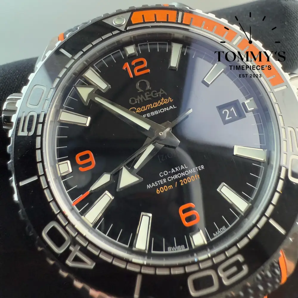 VSF Superclone Seamaster Planet Ocean 600M, 43.5mm Black Ceramic Dial-Rubber Strap - Image 3