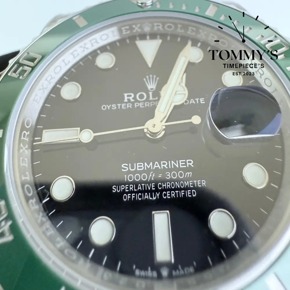 VSF Superclone Submariner Starbucks, (126610LV) 41mm Black Dial-Oyster Bracelet (Green Ceramic Bezel) - Image 6
