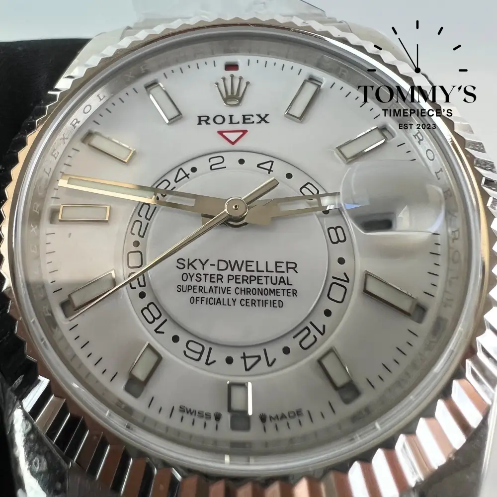 ZF Superclone Sky-Dweller, (336934) 42mm Intense White Dial-Jubilee Bracelet - Image 2